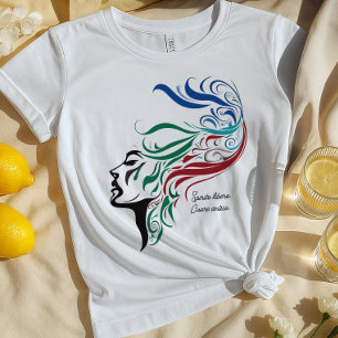 Italian Spirit T-Shirt for Women   Spirito Libero 