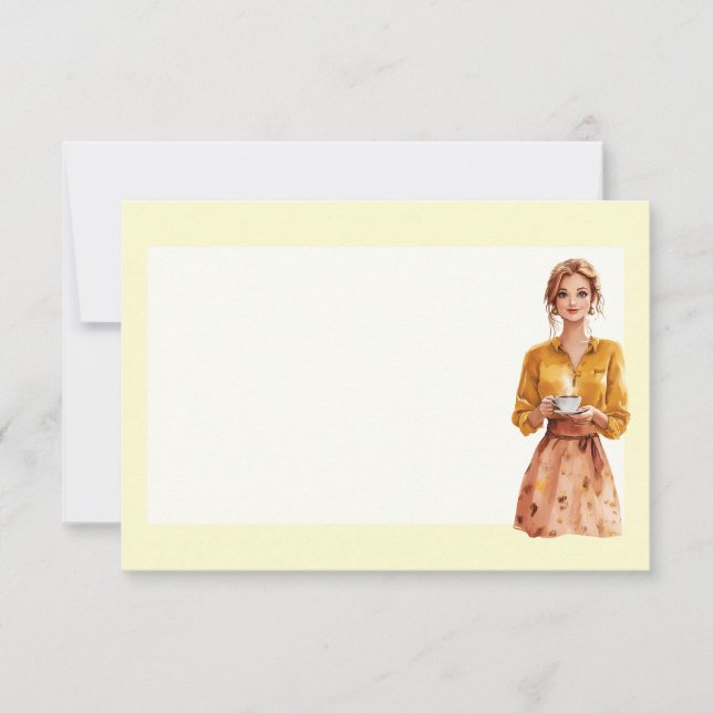 Italian Spring Clipart Card (Front)