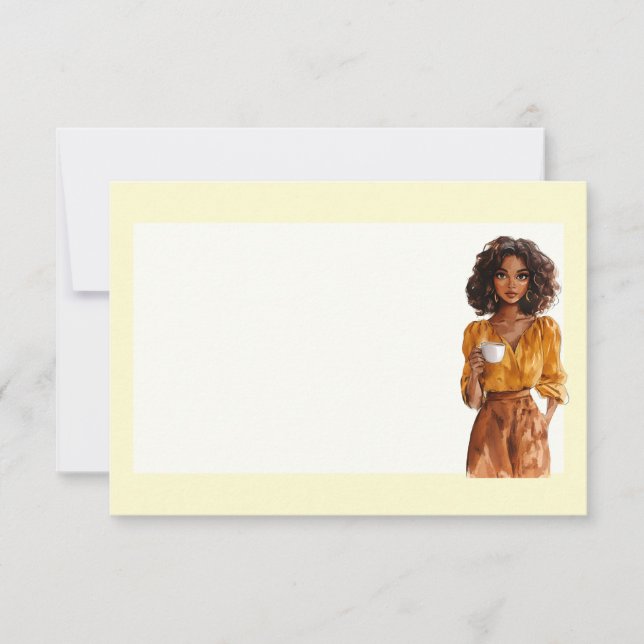 Italian Spring Clipart Card (Front)