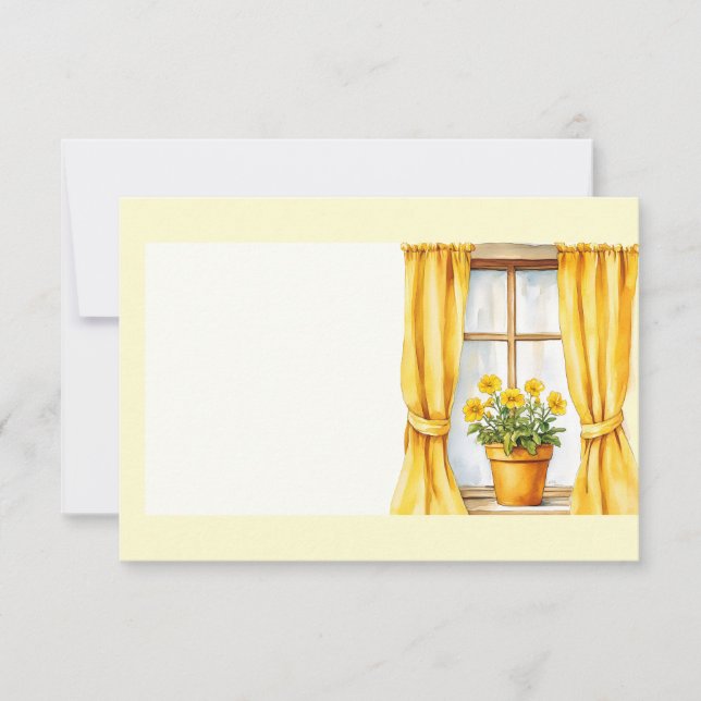Italian Spring Clipart Card (Front)