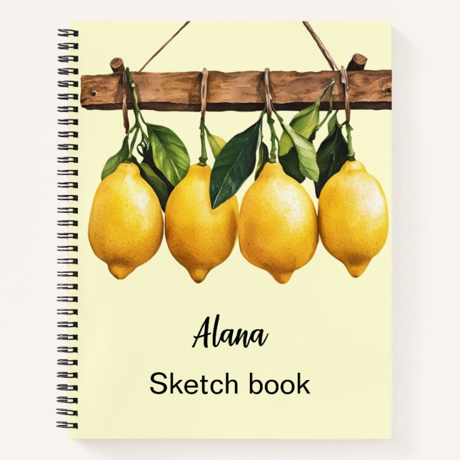 Italian Spring Clipart Notebook (Front)
