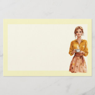 Italian Spring Clipart Stationery