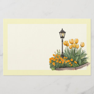 Italian Spring Clipart Stationery