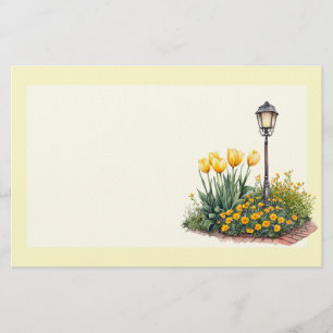Italian Spring Clipart Stationery