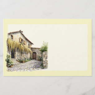 Italian Spring Clipart Stationery