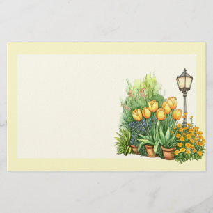 Italian Spring Clipart Stationery