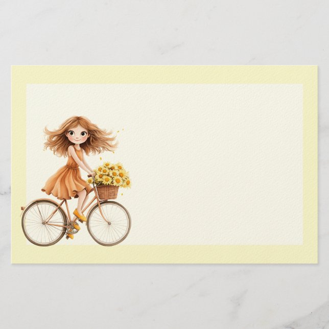 Italian Spring Clipart Stationery (Front)