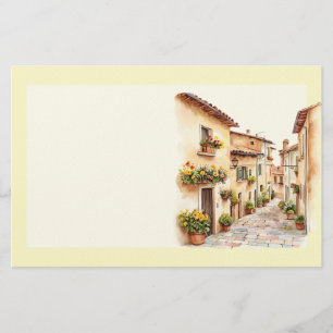 Italian Spring Clipart Stationery