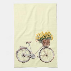 Italian Spring Clipart Tea Towel