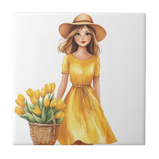 Italian Spring Clipart Tile (Front)