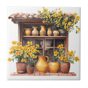 Italian Spring Clipart Tile