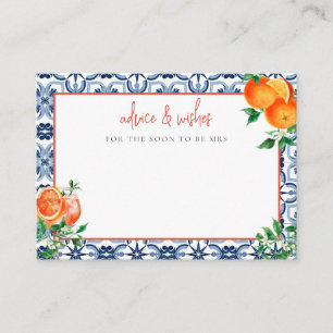 Italian Spritz Advice and Wishes Card