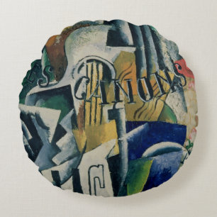 Italian Still Life, 1914 Round Cushion