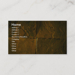 Italian stone business card