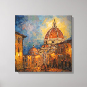 Italian Street   Florence, Italy   Travel  Canvas Print