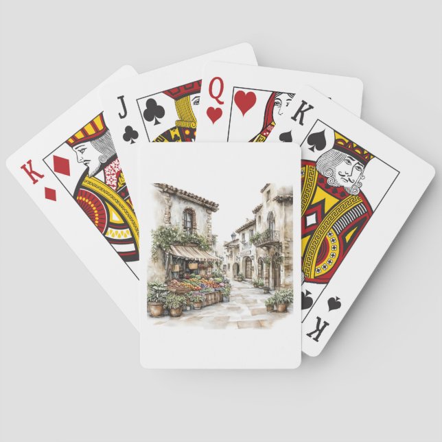 Italian Street Playing Cards (Back)