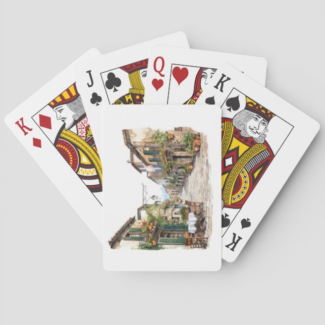 Italian Street Playing Cards (Back)