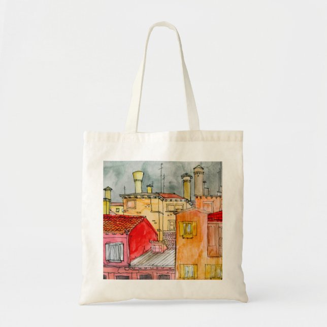 Italian street tote bag (Front)