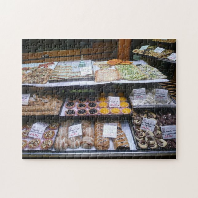 Italian Street Vendor, Pastry Shop Jigsaw Puzzle (Horizontal)
