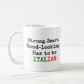 italian strong coffee mug