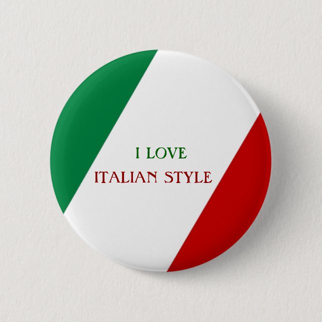 ITALIAN STYLE Button (Front)