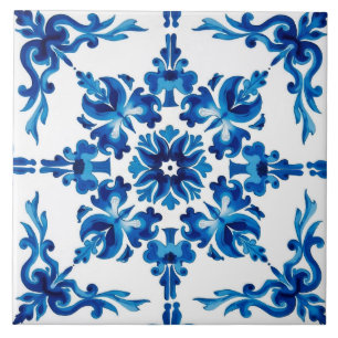 Italian style,Mediterranean,mosaic,blue, Tile