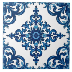 Italian style,Mediterranean,mosaic,blue, Tile