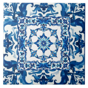 Italian style,Mediterranean,mosaic,blue, Tile