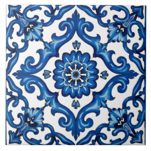 Italian style,Mediterranean,mosaic,blue, Tile