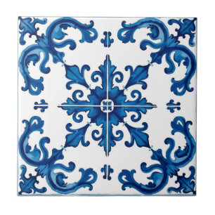 Italian style,Mediterranean,mosaic,blue, Tile