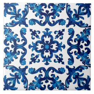 Italian style,Mediterranean,mosaic,blue, Tile