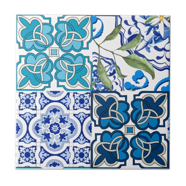 Italian style  ,vibrant  ceramic tile (Front)
