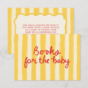 Italian Summer Books for Baby Insert Mediterranean RSVP Card