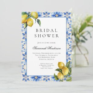 Italian Summer Bridal Shower Invitation