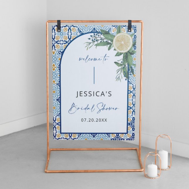 Italian summer bridal shower sign acrylic (Creator Uploaded)