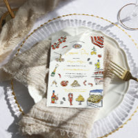 Italian Summer Doodle Engagement Party