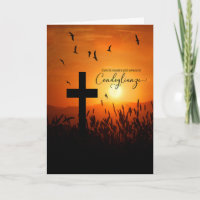 Italian Sympathy Condoglianze Sunset Cross