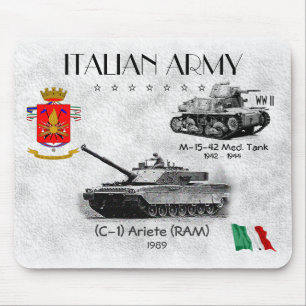 Italian Tank Mouse Mat