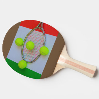 ITALIAN TENNIS Ping Pong Paddle