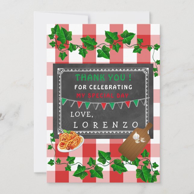 Italian Thank you (Front)