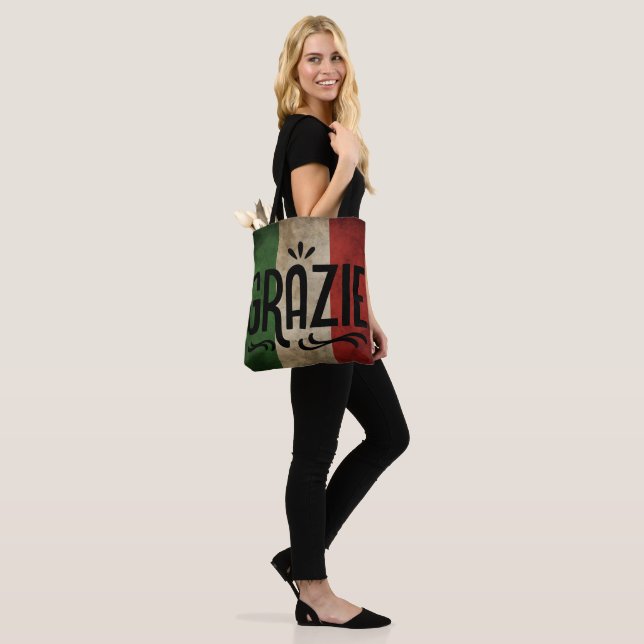 Italian Themed Tote (On Model)