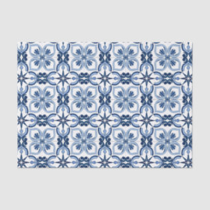 Italian Tile Motif Decoupage Paper