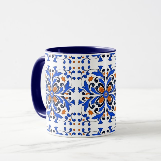 italian Tile Mug (Front Left)