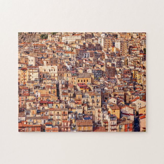 Italian Town Houses Jigsaw Puzzle (Horizontal)