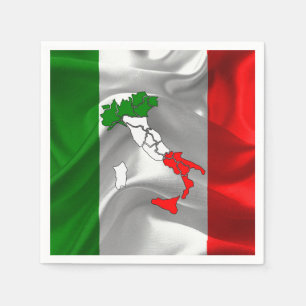Italian Tricolor Napkin