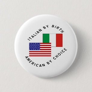 Italian USA Choice 6 Cm Round Badge