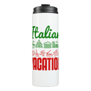 Italian Vacation Italy Trip Travel Souvenir Thermal Tumbler