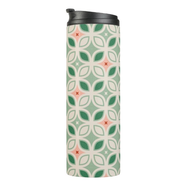 Italian Villa Geometric Thermal Tumbler (Rotated Right)