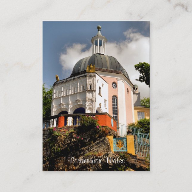 ITALIAN VILLAGE WALES BUSINESS CARD (Front)