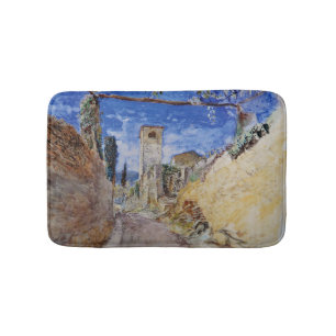 Italian Vineyard Walkway in Lucca Bath Mat